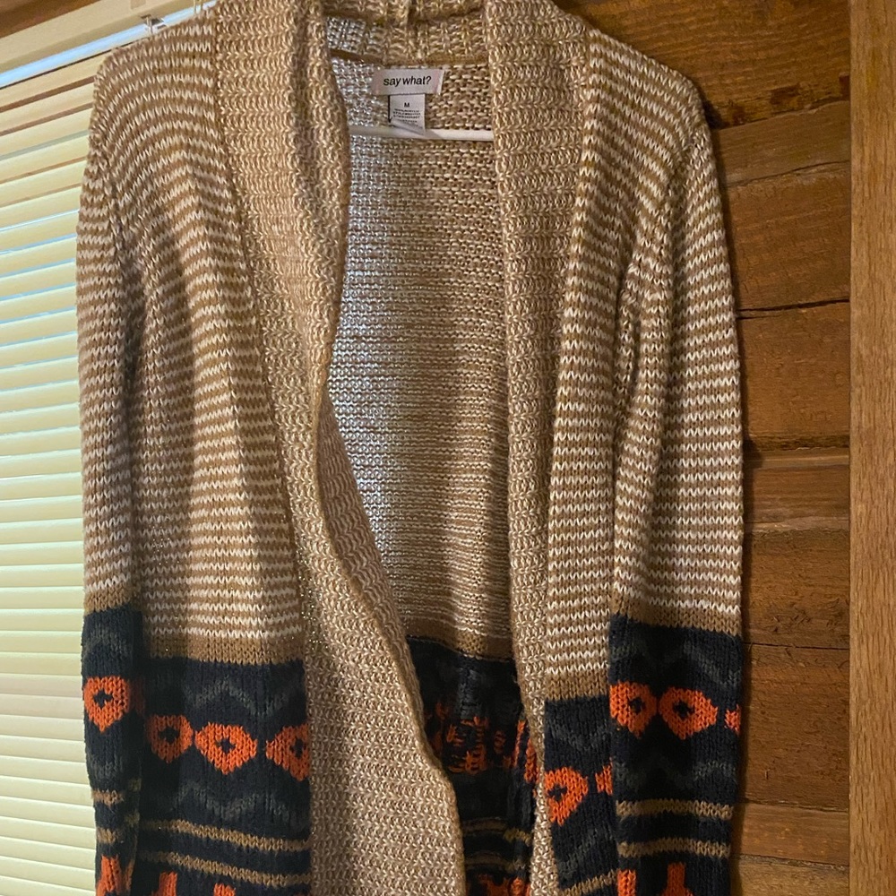 Aztec style cardigan